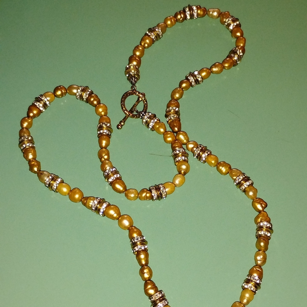 Golden South Sea Pearl Necklace